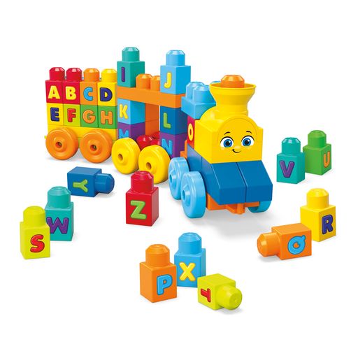 MEGA BLOKS muzikinis abėcėles traukinys (50 det.) (FWK22)