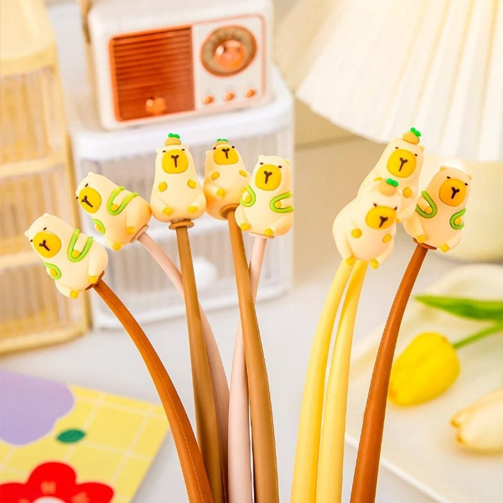 Gelinis rašiklis „Capybara“ su figūrėle