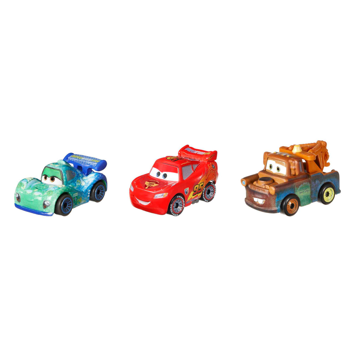 CARS trijų automodeliukų rinkinys – Mini lenktynininkas (GKG01)