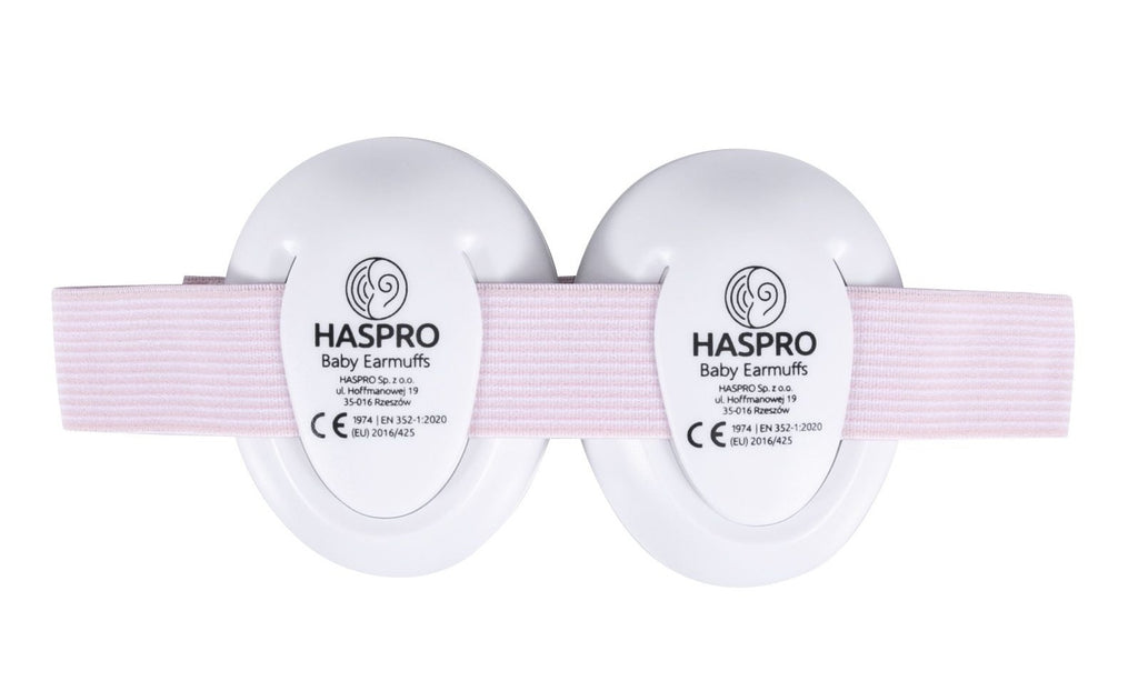 Haspro apsauginės ausinės kūdikiams rožinės BE05G
