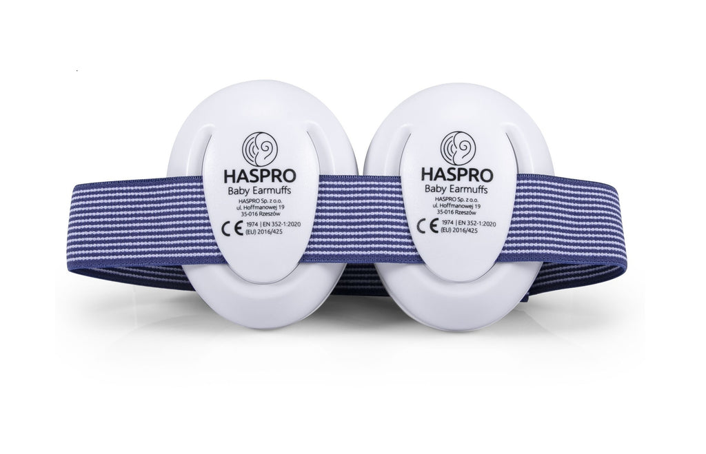 Haspro apsauginės ausinės kūdikiams mėlynos BE05B