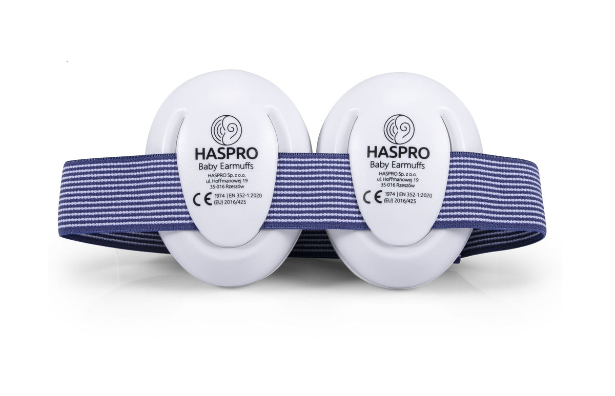 Haspro apsauginės ausinės kūdikiams mėlynos BE05B