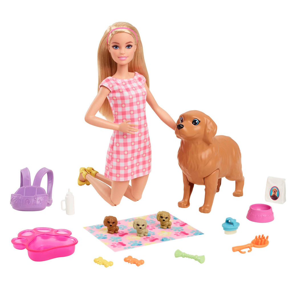 BARBIE šunelių naujagimių rinkinys (HCK75)