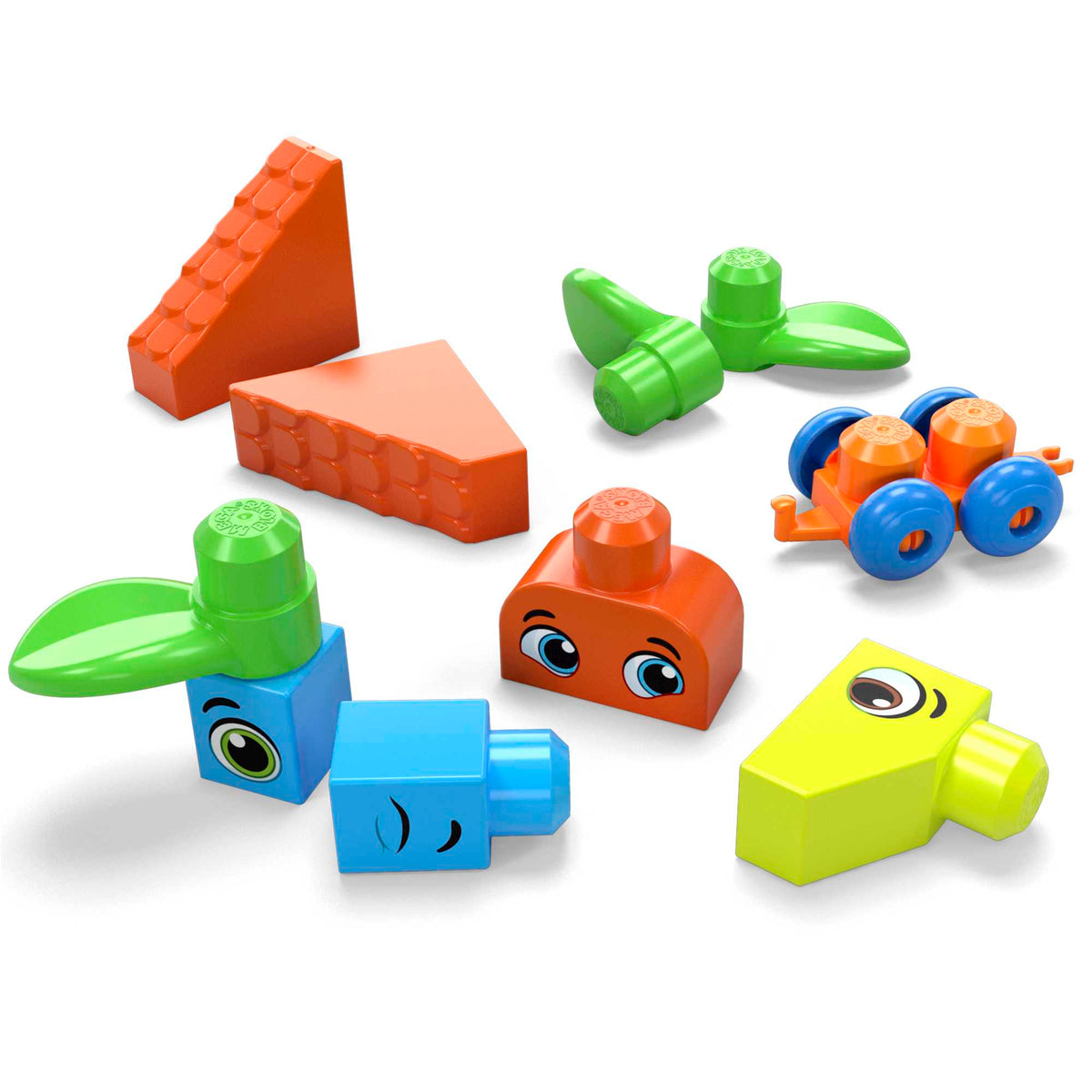 MEGA BLOKS kaladėlių rinkinys (krepšyje 150 det.) (HHM96)