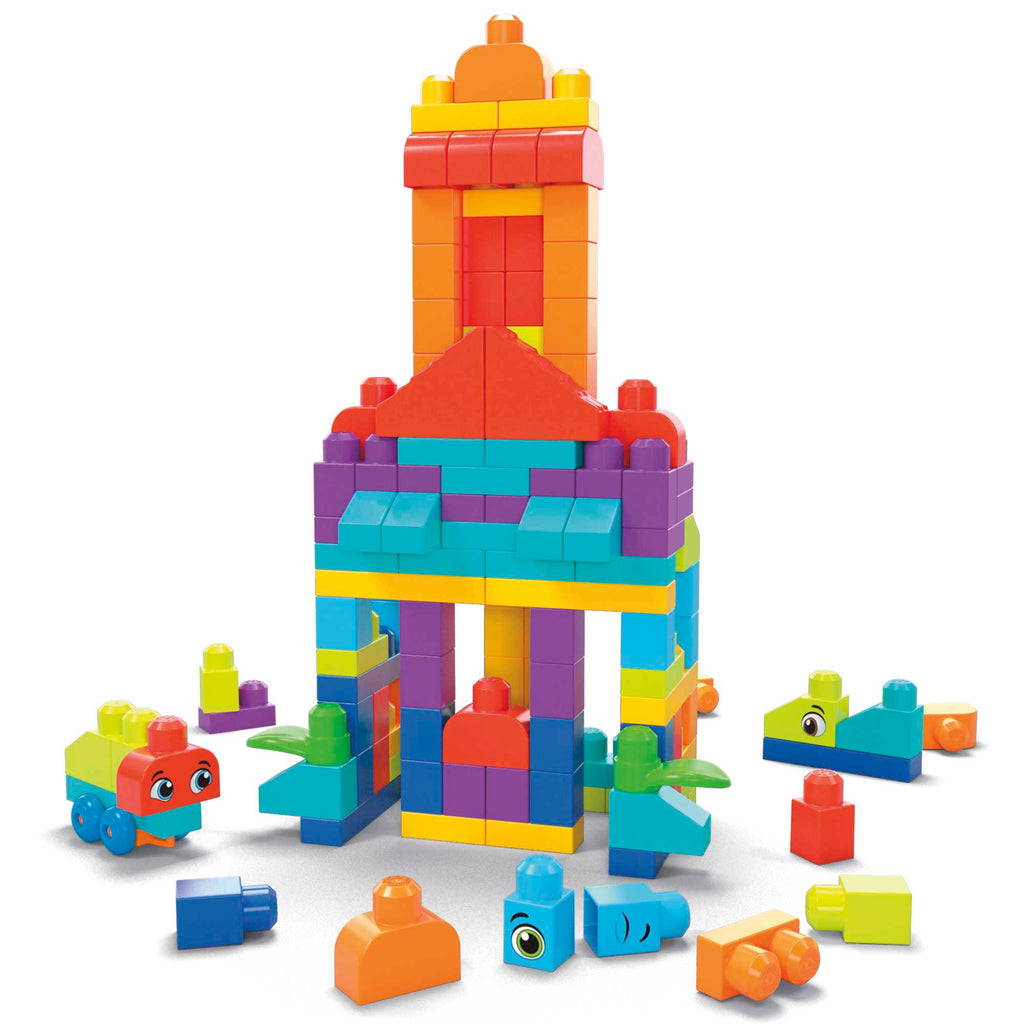 MEGA BLOKS kaladėlių rinkinys (krepšyje 150 det.) (HHM96)