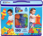 MEGA BLOKS kaladėlių rinkinys (krepšyje 150 det.) (HHM96)