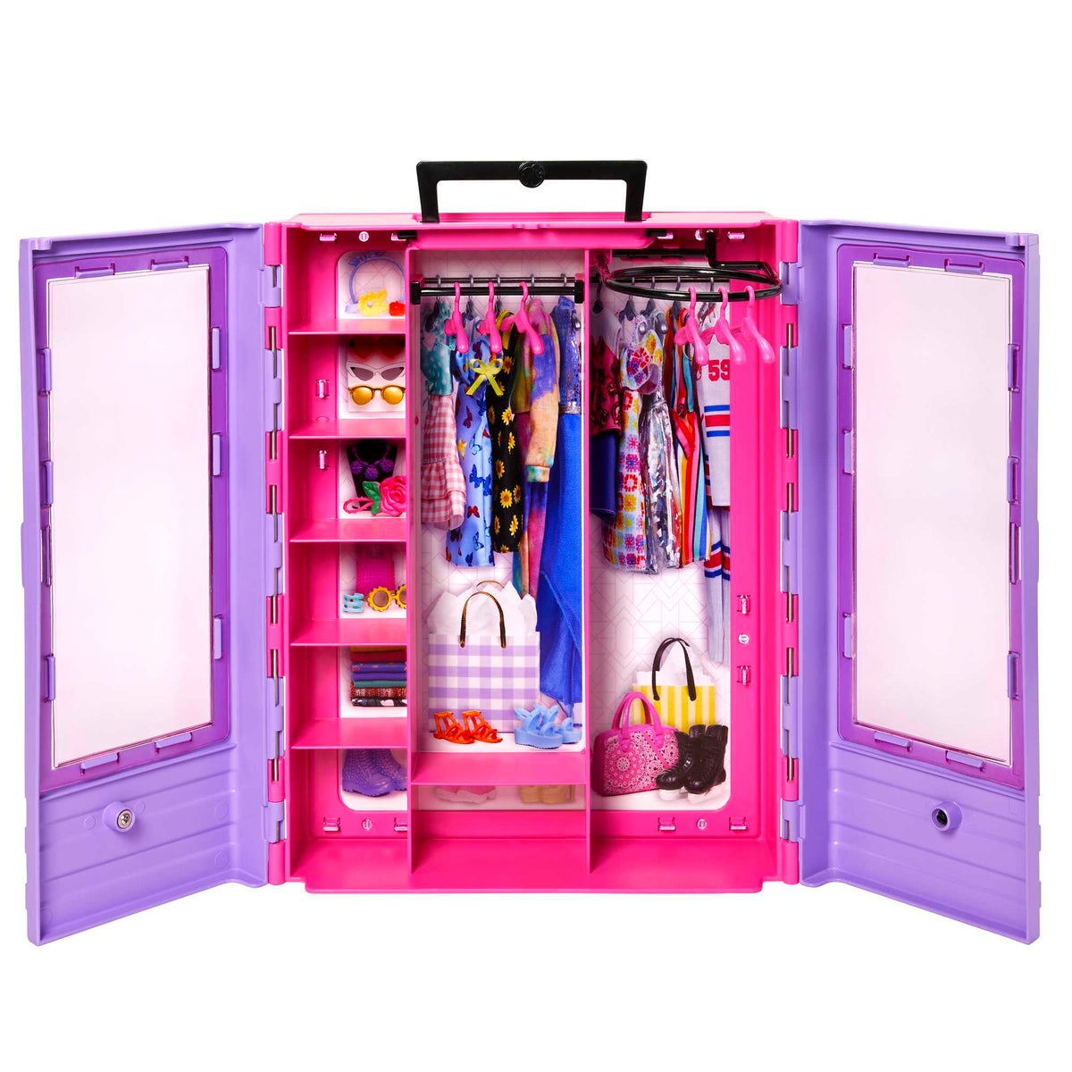 BARBIE rūbų ir aksesuarų spinta (HJL65)