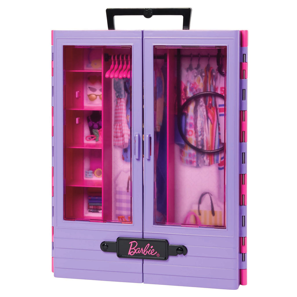 BARBIE rūbų ir aksesuarų spinta (HJL65)
