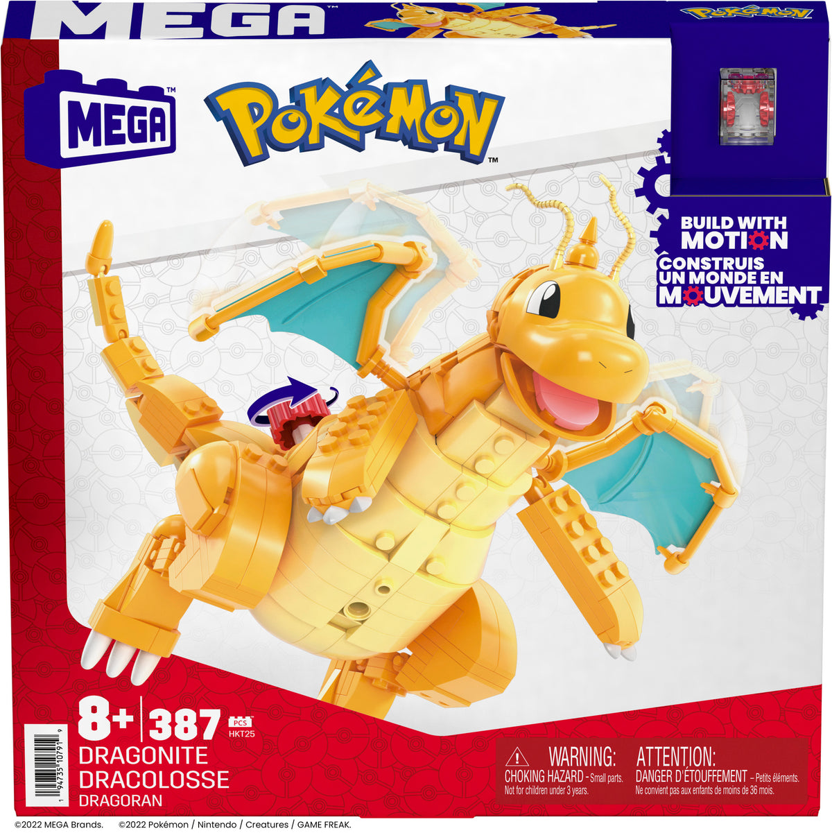 „Mega Construx Pokemon“ rinkinys „Dragonite“