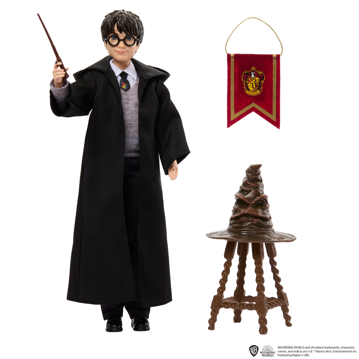 HARRY POTTER lėlė – Haris Poteris ir mago skrybėlė (HND78)