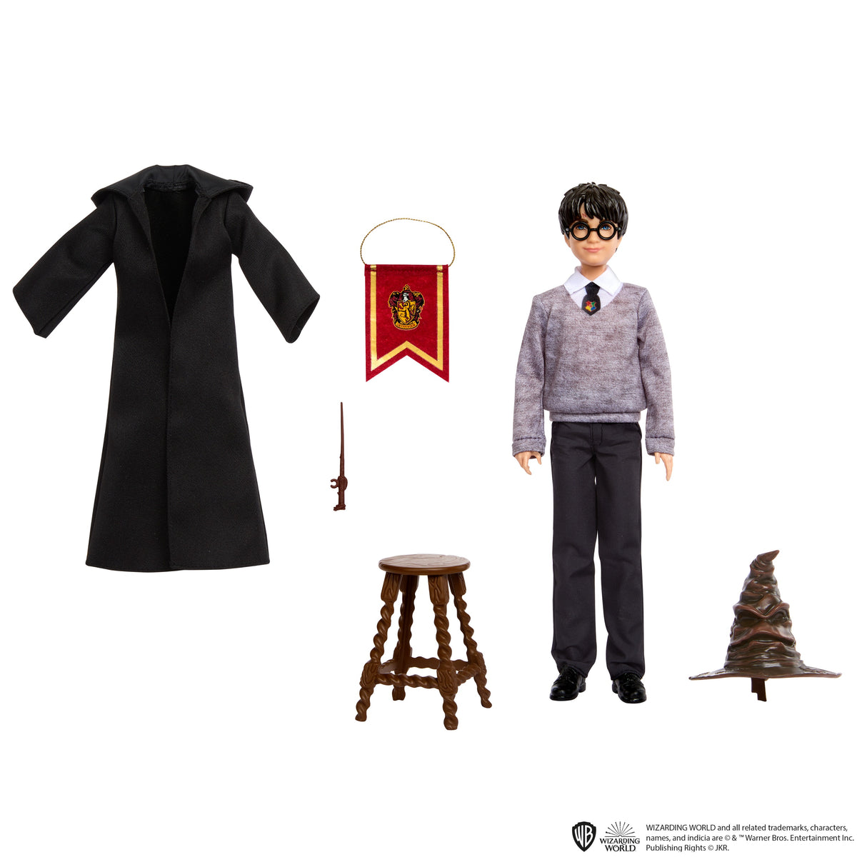 HARRY POTTER lėlė – Haris Poteris ir mago skrybėlė (HND78)