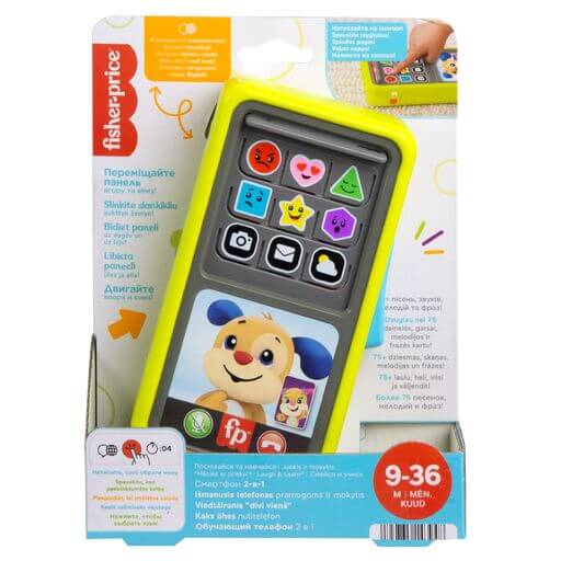 FISHER-PRICE išmanusis telefonas – Laikas mokytis! LT (lietuviškai įgarsintas) (HNL46)