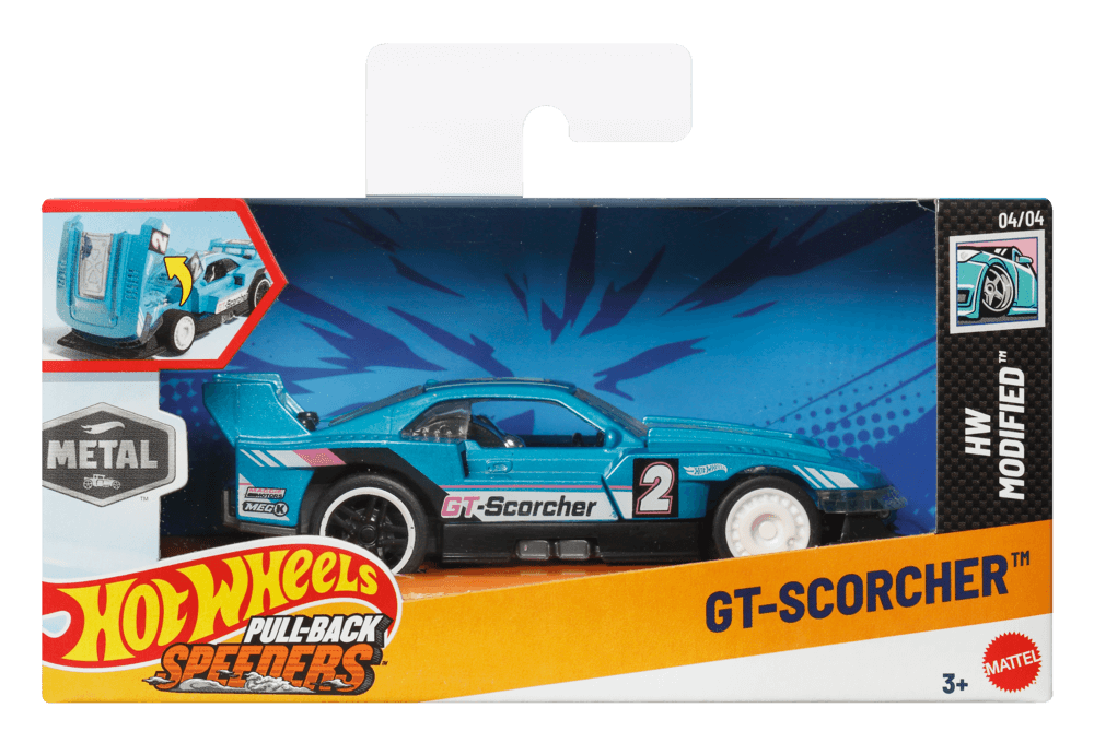 HOT WHEELS automodeliukas – Pull-Back Speeders (HPR70)