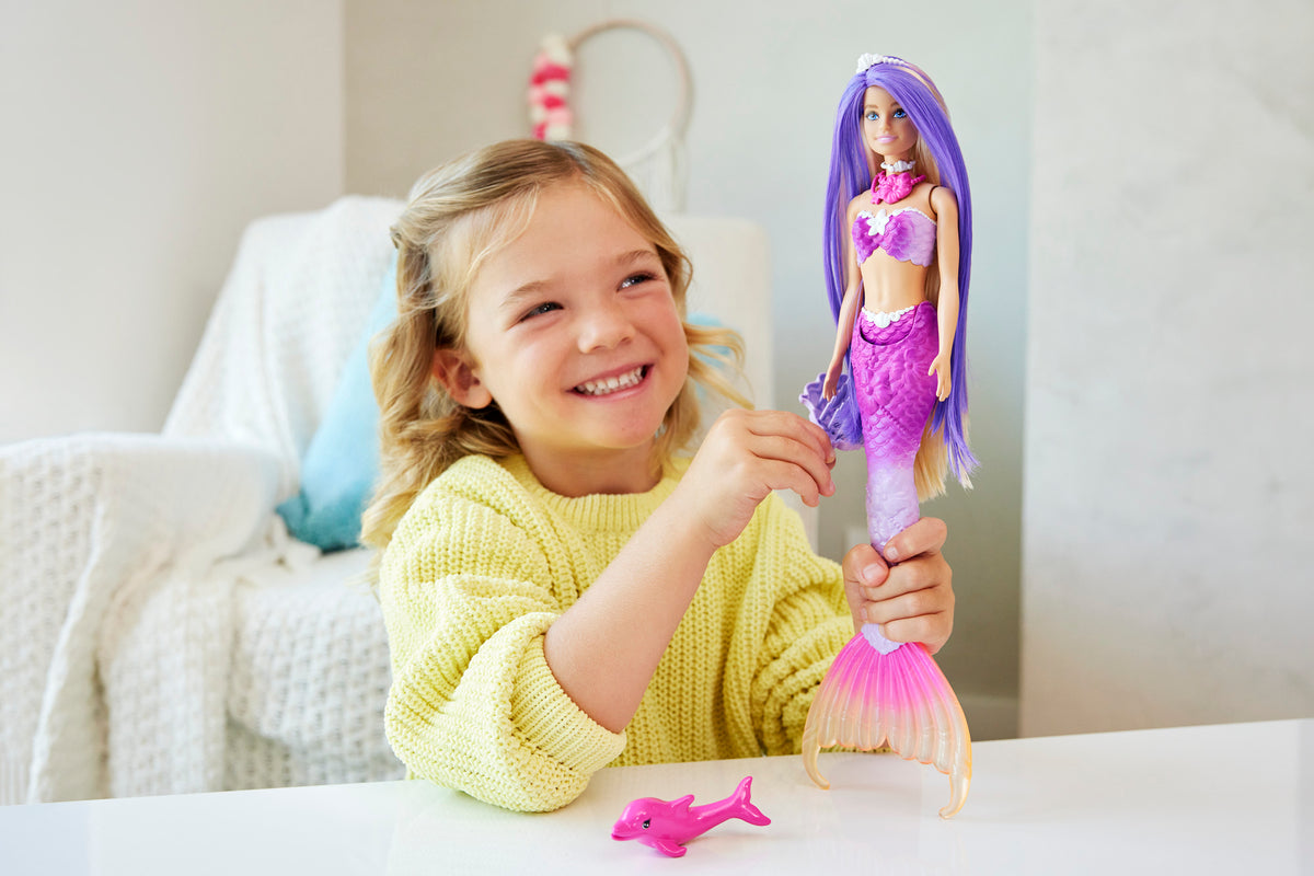BARBIE DREAMTOPIA undinėlė - Malibu (HRP97)