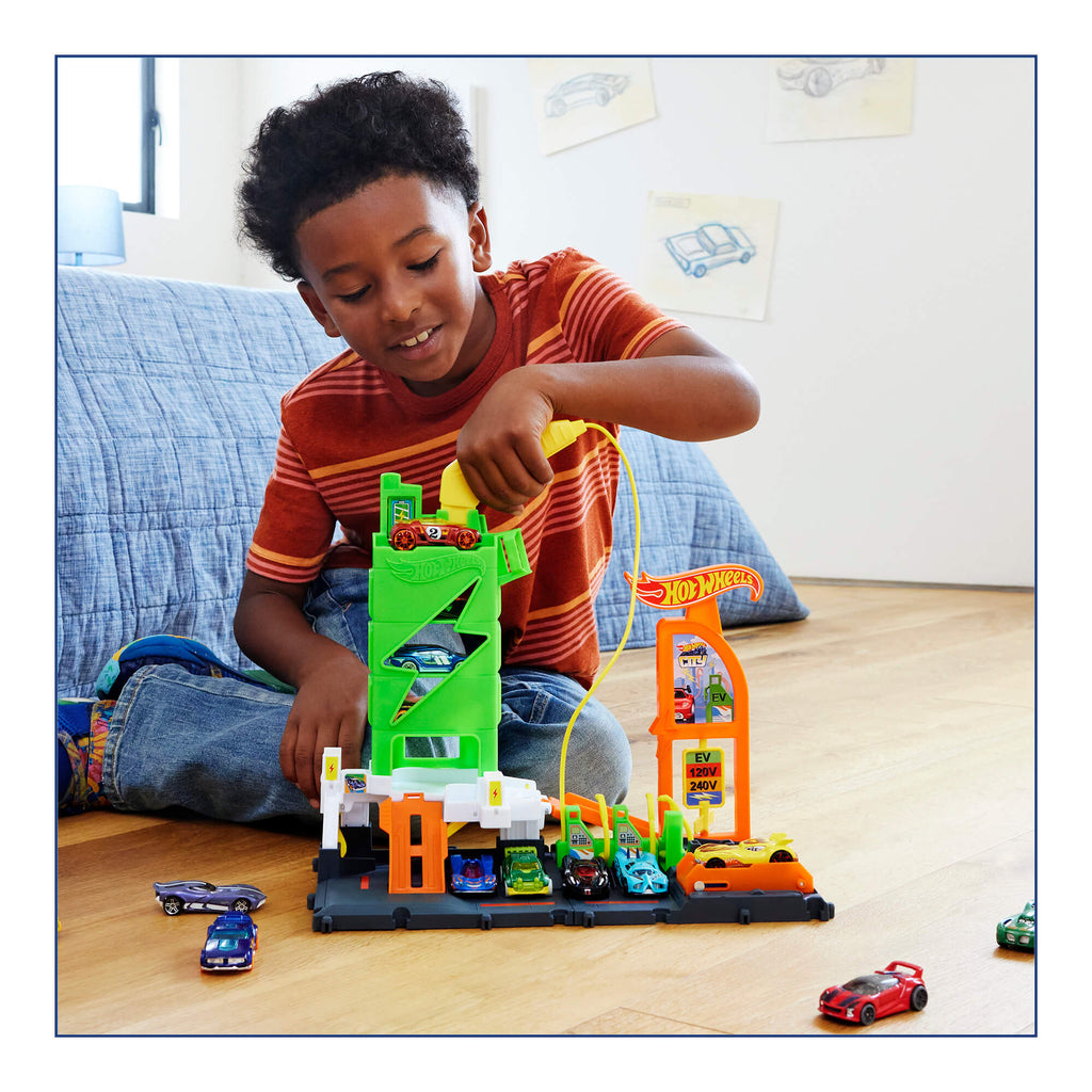HOT WHEELS CITY rinkinys – Įkrovimo stotelė (HTN79)