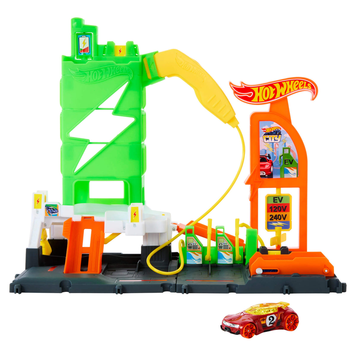 HOT WHEELS CITY rinkinys – Įkrovimo stotelė (HTN79)