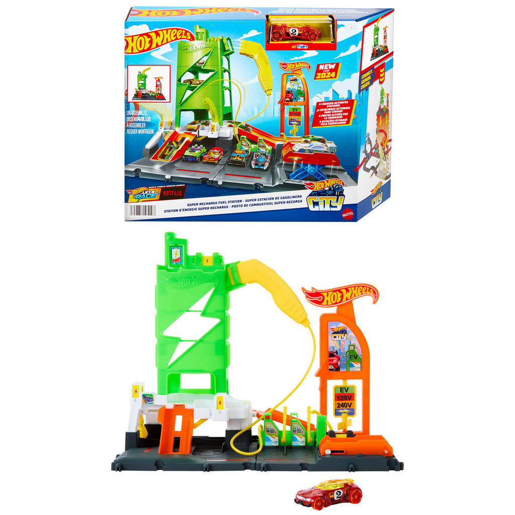 HOT WHEELS CITY rinkinys – Įkrovimo stotelė (HTN79)