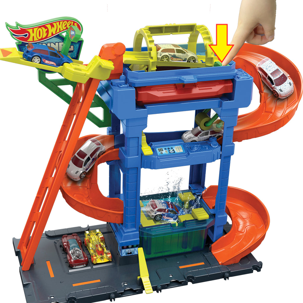 HOT WHEELS CITY rinkinys – Tunelinė autoplovykla (HTN80)