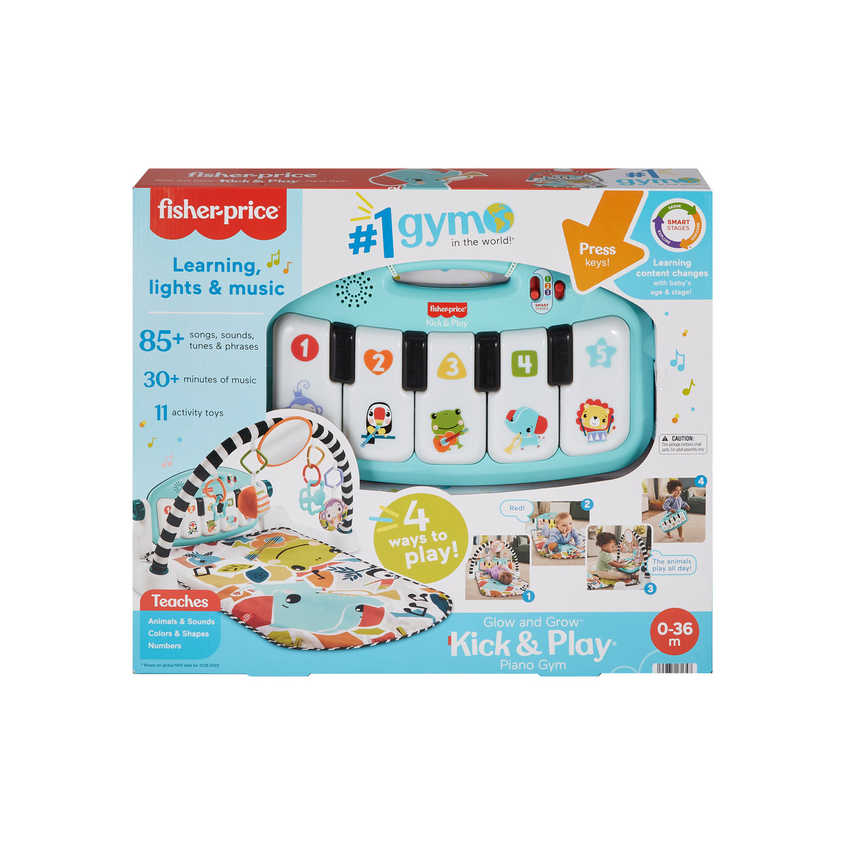FISHER-PRICE kilimėlis su pianinu (HWY58)