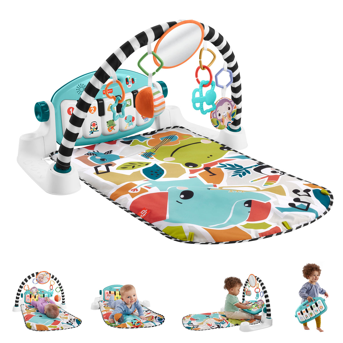 FISHER-PRICE kilimėlis su pianinu (HWY58)