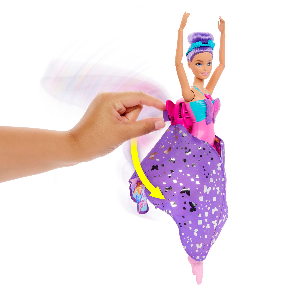 BARBIE DREAMTOPIA lėlė - drugelis (HXJ10)