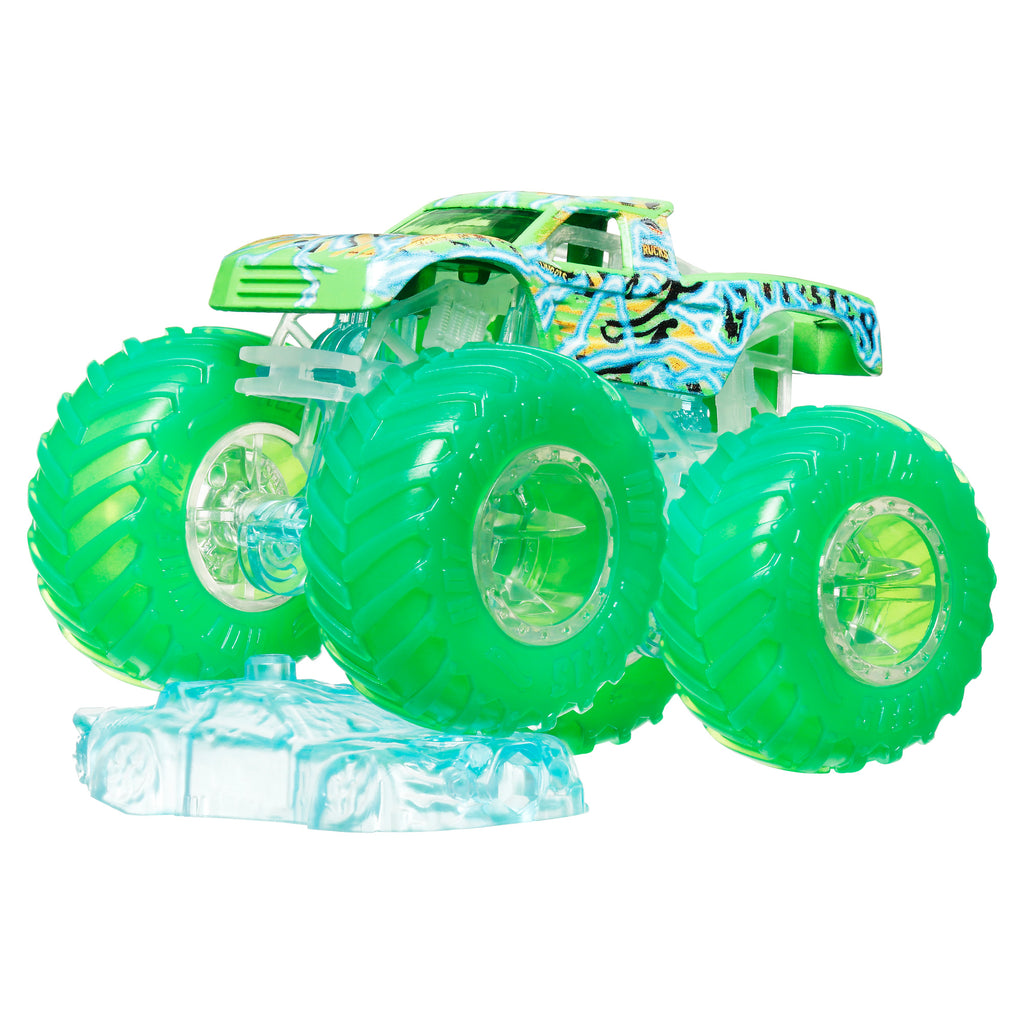 HOT WHEELS MONSTER TRUCKS džipas su ryškiais ratais (HYJ19)