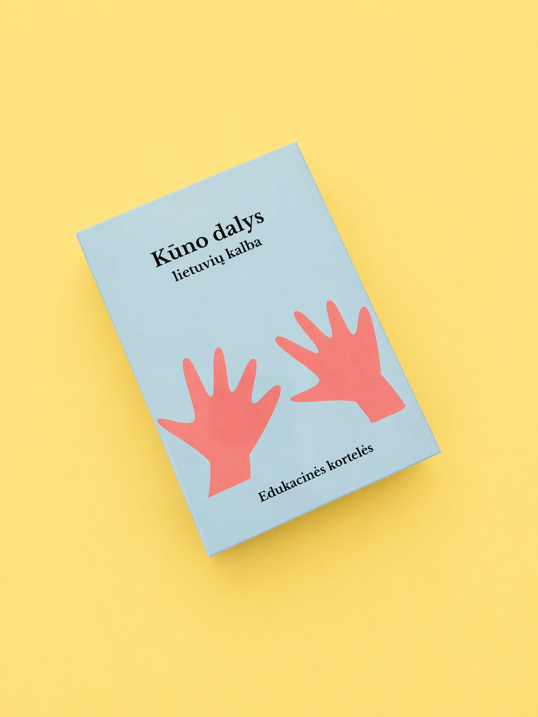 Mokomosios kortelės KŪNO DALYS lt/en/esp kalbomis