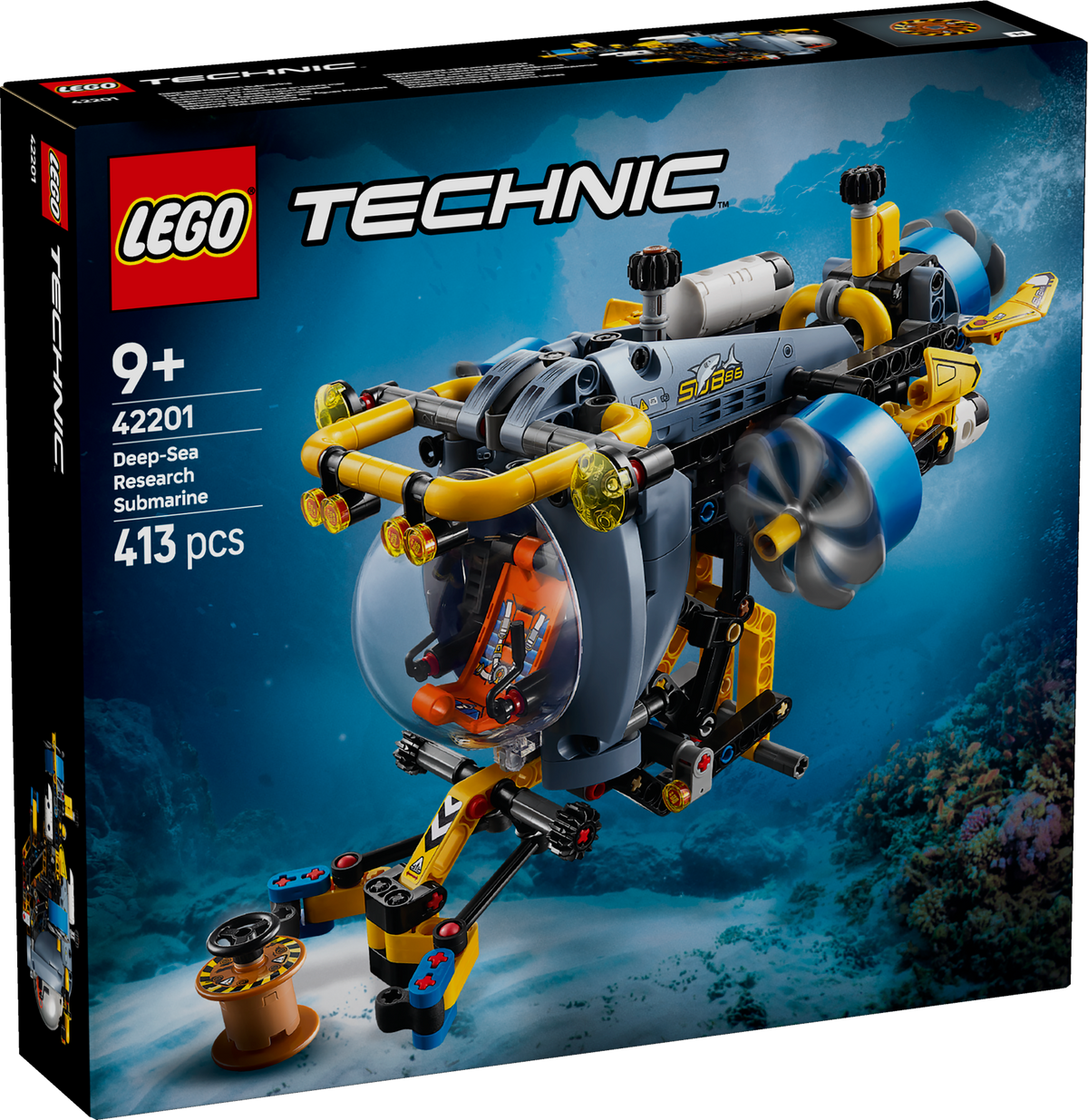 LEGO Technic 42201 Giluminių tyrimų povandeninis laivas