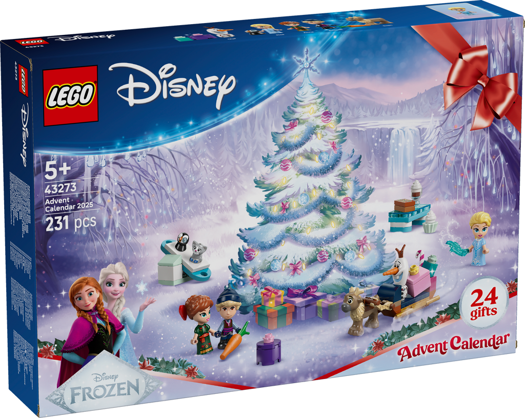 LEGO Disney 43273 „Ledo šalies“ advento kalendorius 2025
