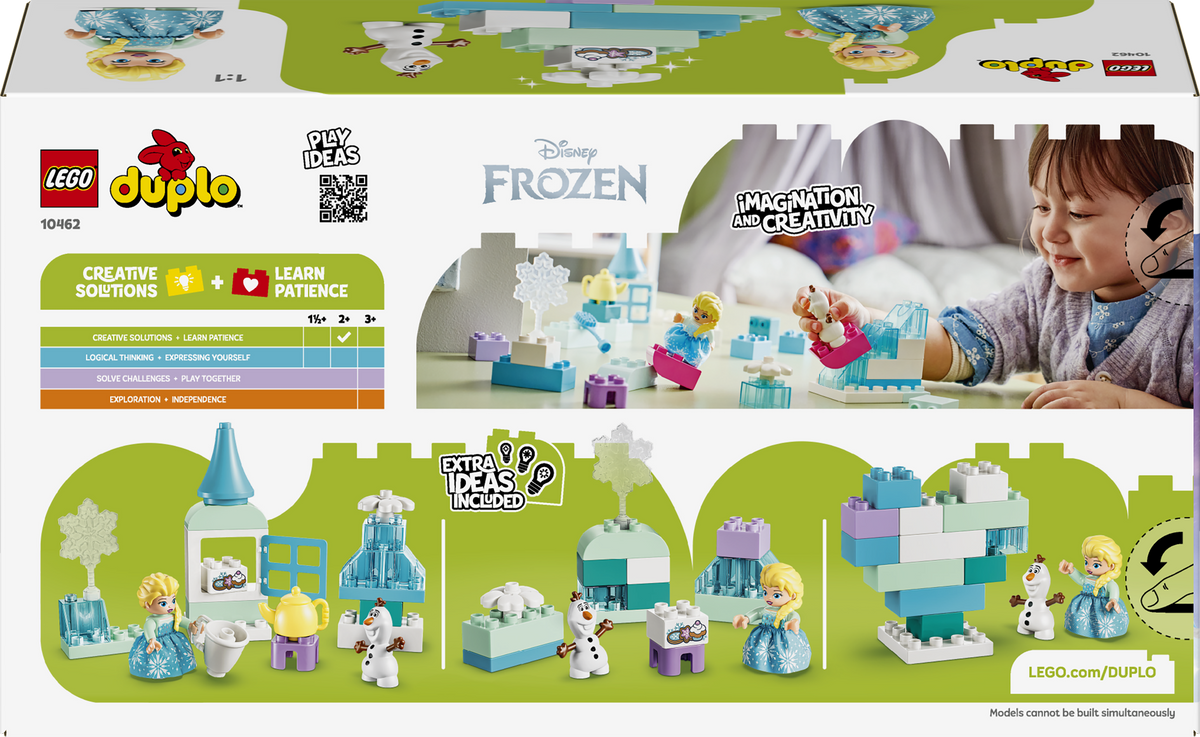 LEGO DUPLO 10462 „Ledo šalies“ kūrybinė dėžė su Elza ir Olafu