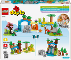 LEGO DUPLO 10446 Laukinių gyvūnų šeimos 3 viename
