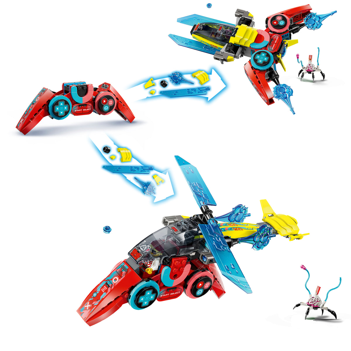 LEGO DREAMZzz 71489 Kuperio žaidimų pultelis-lėktuvas