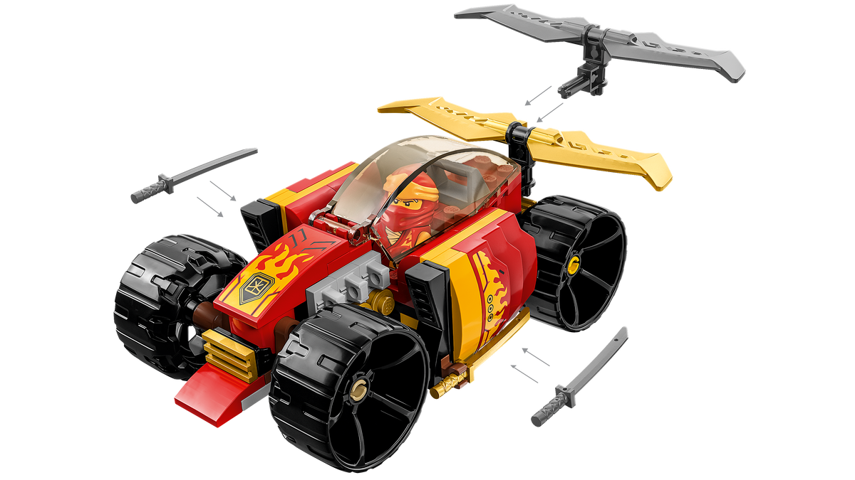 LEGO NINJAGO 71780 Kai nindzių lenktyninis automobilis EVO