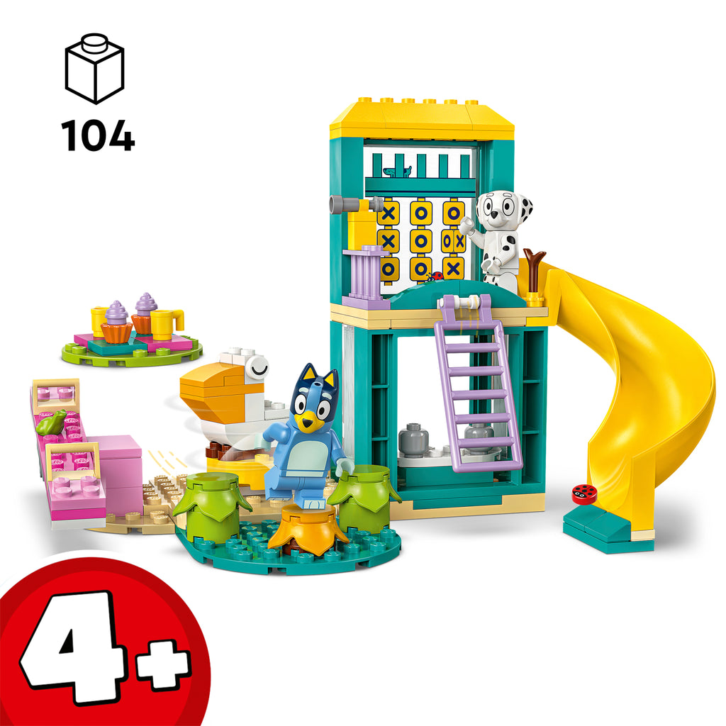 LEGO Bluey 11201 Linksmybės žaidimų aikštelėje su Bluey ir Chloe