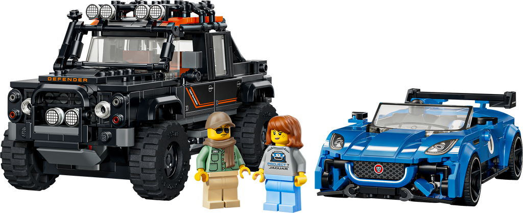 LEGO Speed Champions 77264 Jaguar Project 7 ir Land Rover Defender