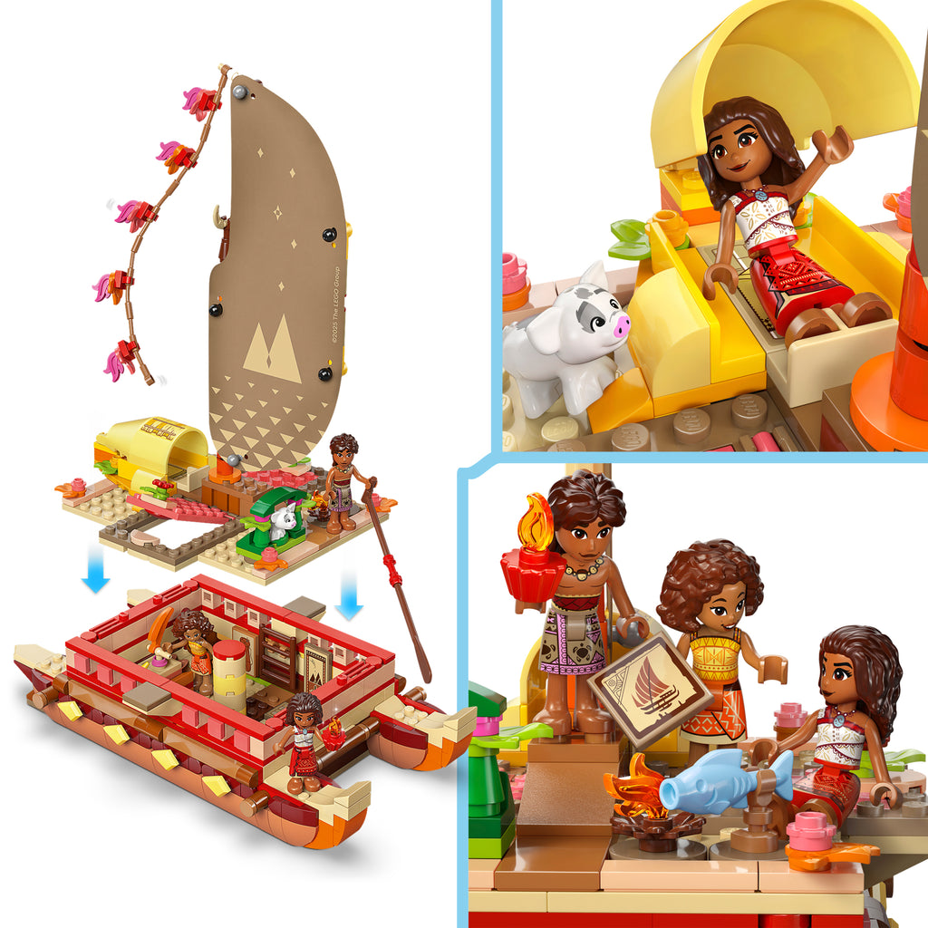 LEGO Disney 43270 Vaianos nuotykių kanoja