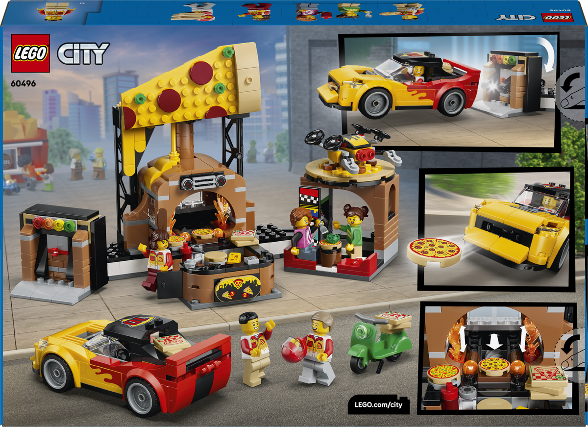 LEGO City 60496 Picų pristatymas su transporto priemonėmis