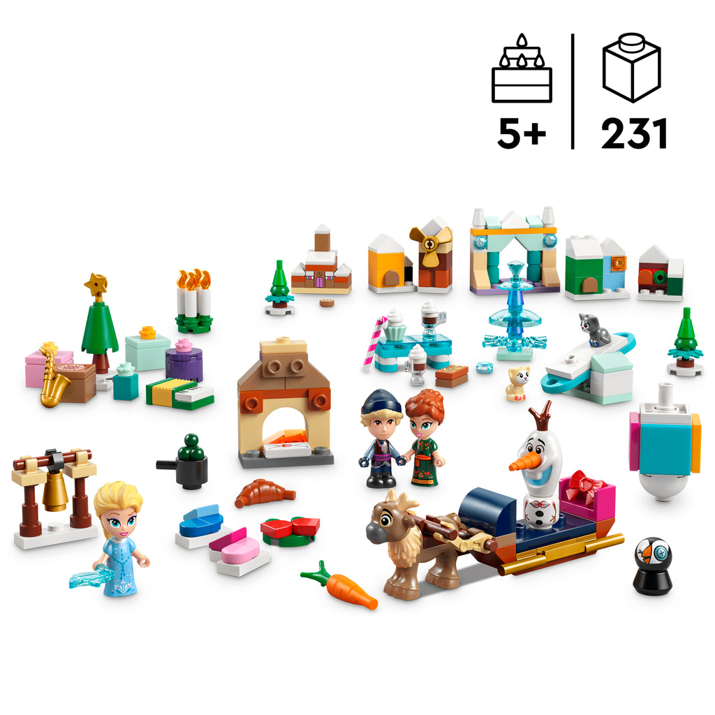 LEGO Disney 43273 „Ledo šalies“ advento kalendorius 2025