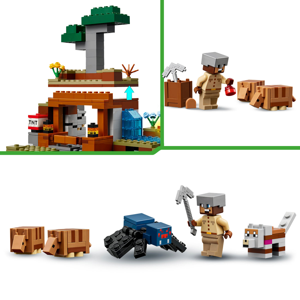 LEGO Minecraft 21269 Šarvuočių kasyklos ekspedicija