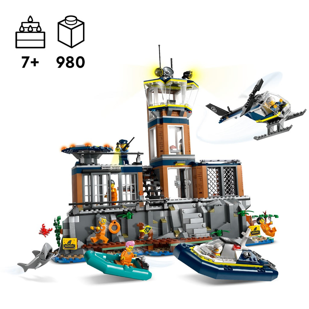 LEGO City 60419 Policijos kalėjimo sala