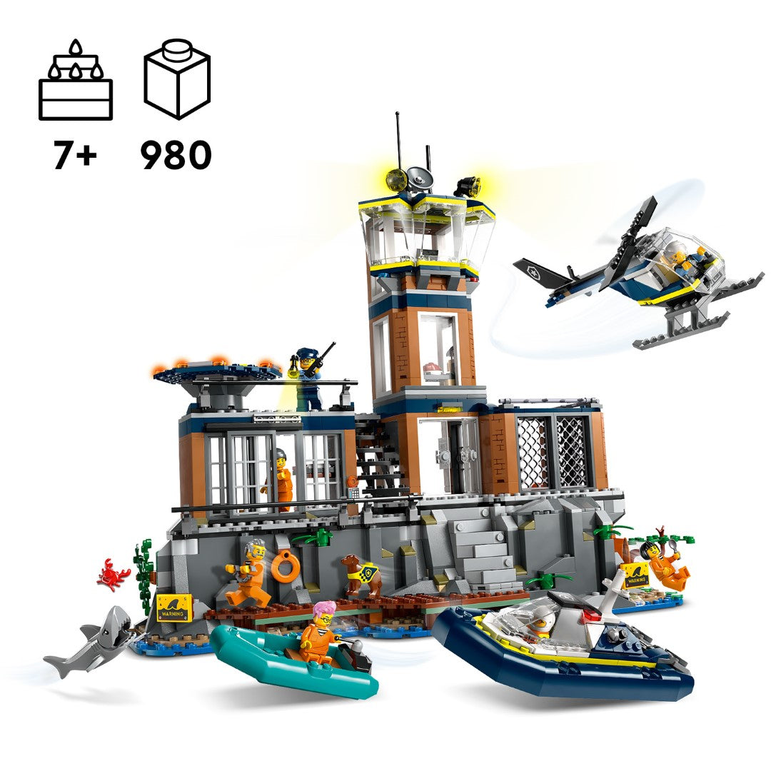 LEGO City 60419 Policijos kalėjimo sala