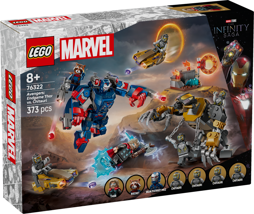 LEGO Marvel 76322 Keršytojai. Pabaiga: Toras prieš čitaurius