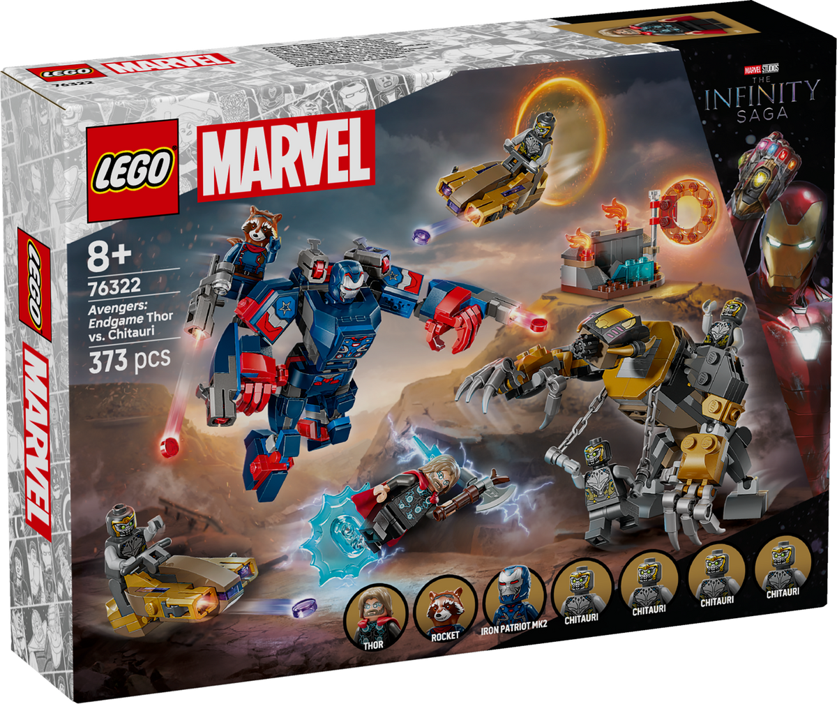 LEGO Marvel 76322 Keršytojai. Pabaiga: Toras prieš čitaurius
