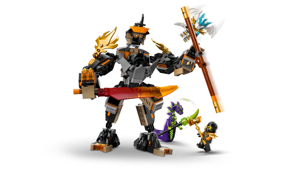 LEGO NINJAGO 71854 Cole misijos robotas ir drakonas Zane