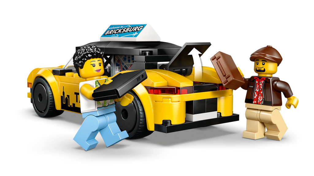 LEGO City 60487 Geltonas taksi