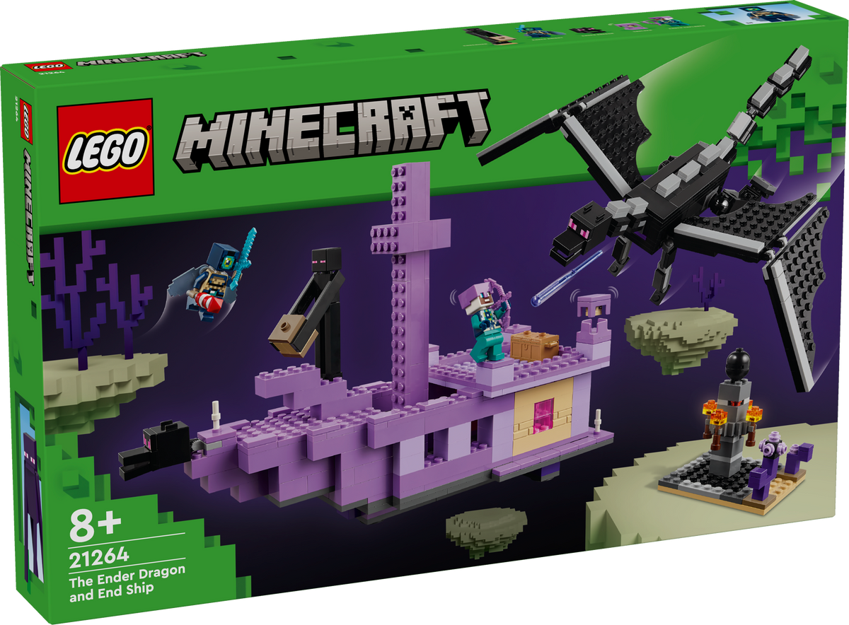 LEGO Minecraft 21264 Enderio drakonas ir Pabaigos laivas