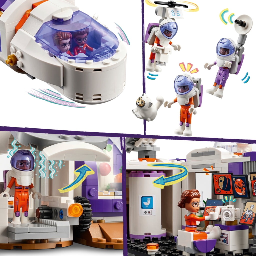LEGO Friends 42605 Marso kosminė bazė ir raketa
