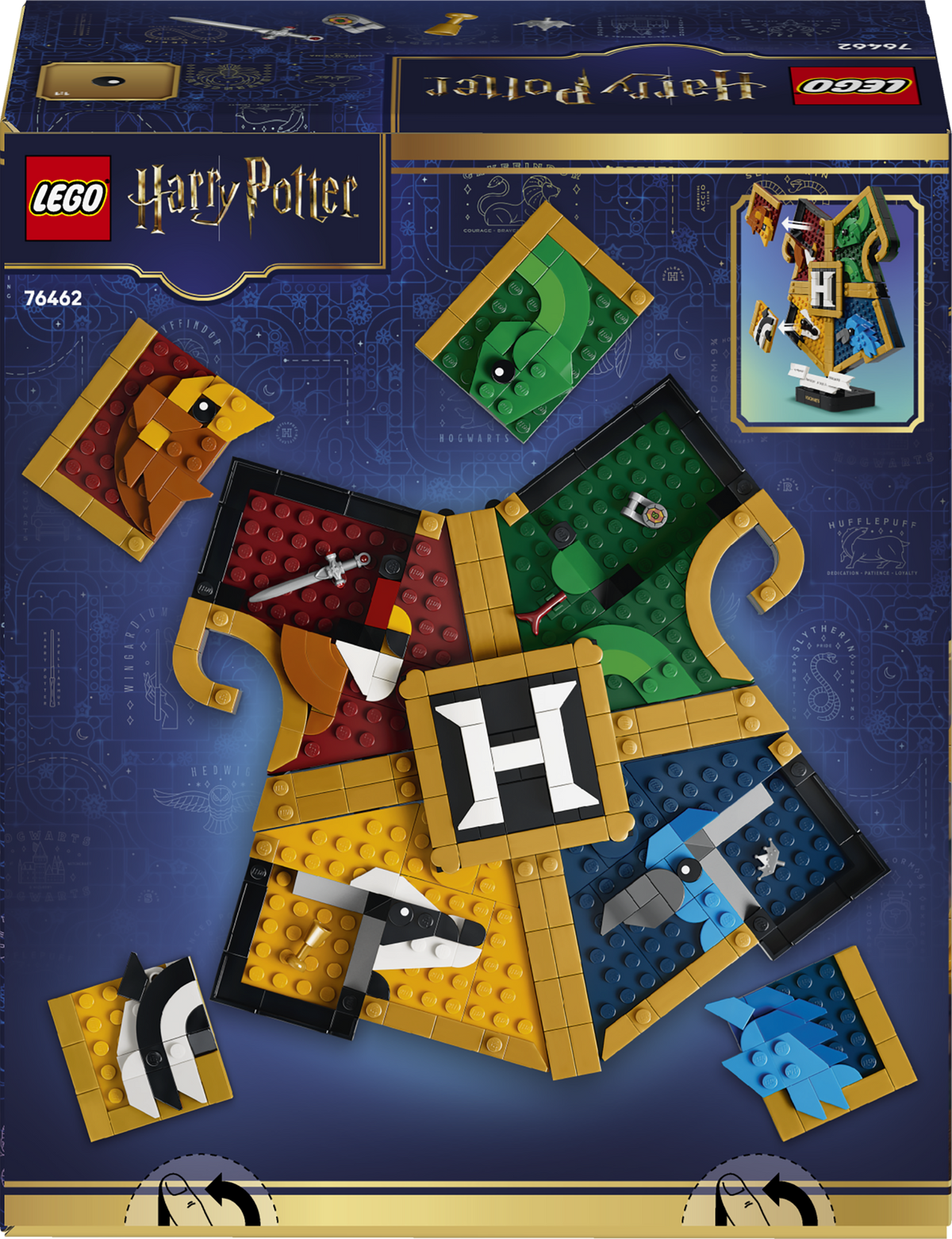 LEGO Harry Potter 76462 Hogvartso koledžų herbas