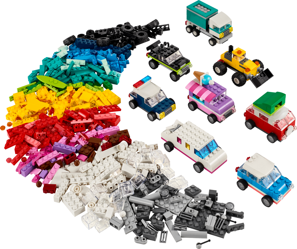 LEGO Classic 11036 Kūrybinės transporto priemonės