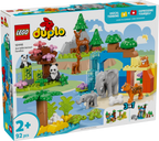 LEGO DUPLO 10446 Laukinių gyvūnų šeimos 3 viename